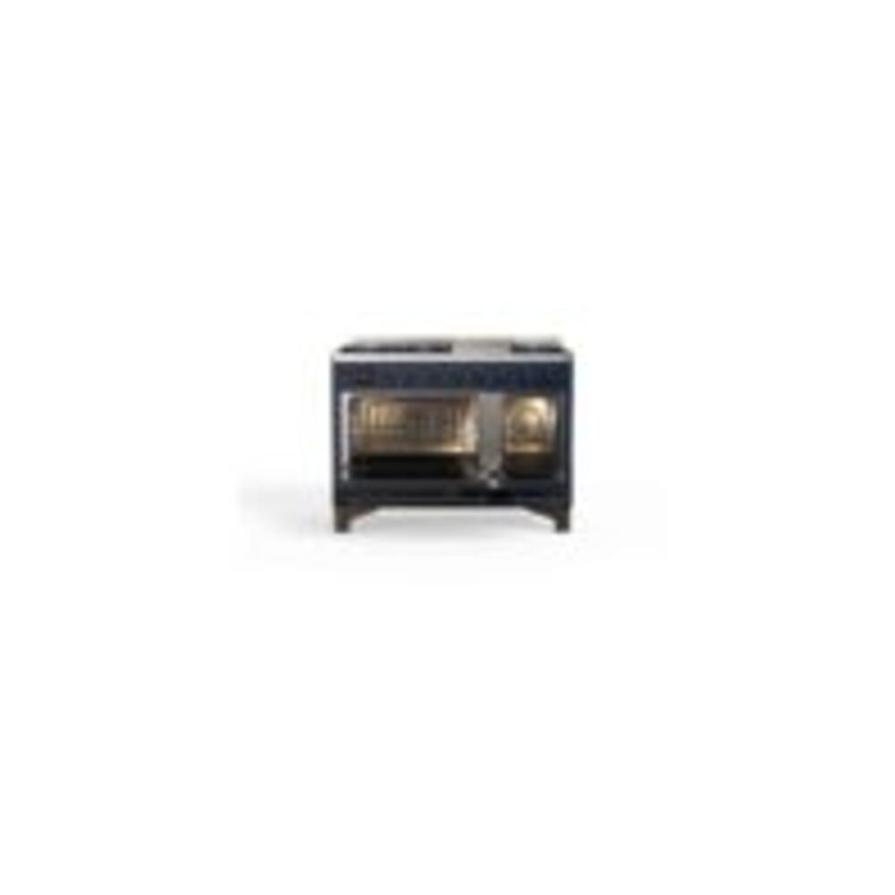 ILVE_UM12FDNS3MBBLP_Majestic_II_48"_Dual_Fuel_Range_Top_Angle