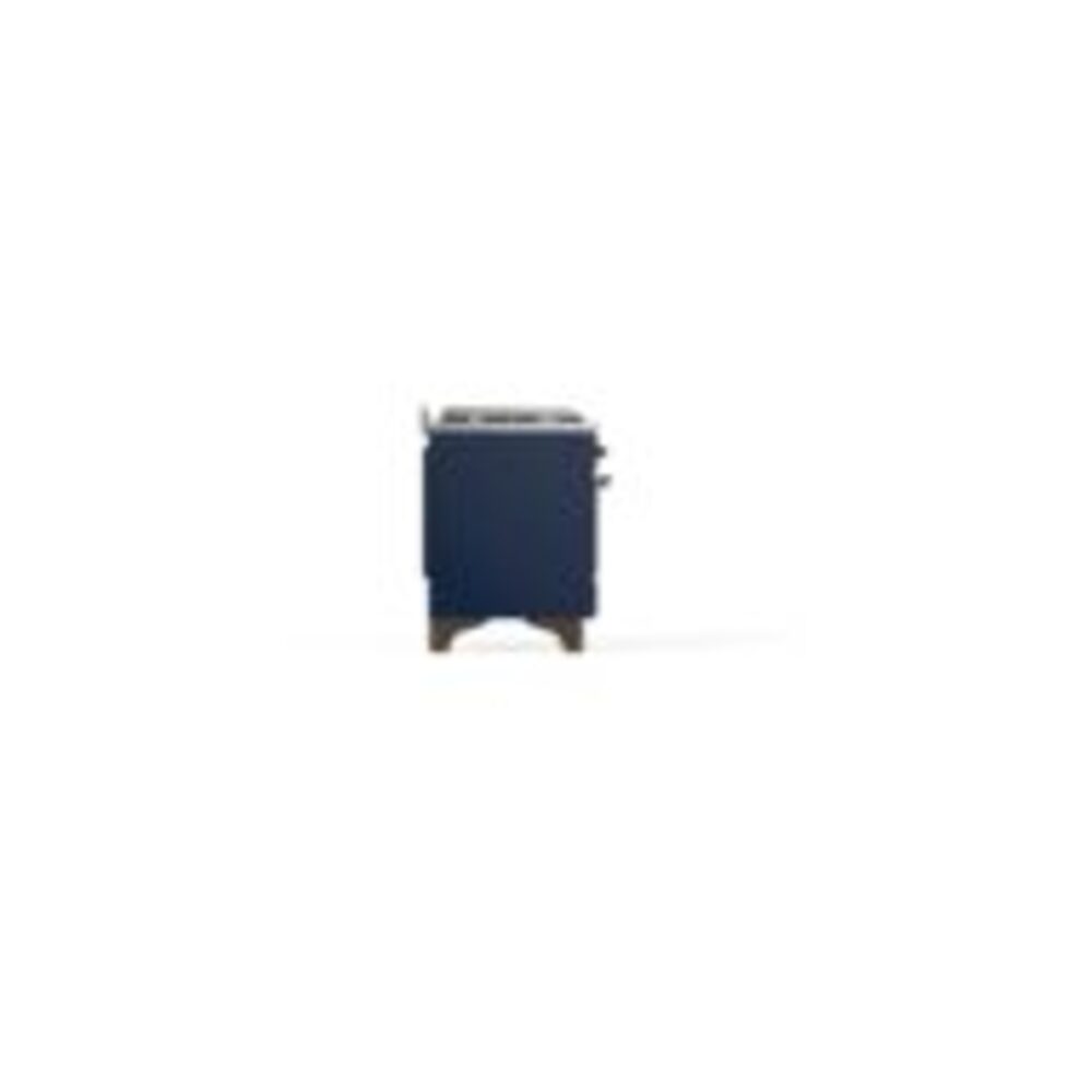 ILVE_UM12FDNS3MBBLP_Majestic_II_48"_Dual_Fuel_Range_Left_Angle