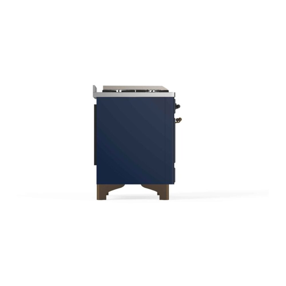 ILVE_UM12FDNS3MBBLP_Majestic_II_48"_Dual_Fuel_Range_Left_Angle