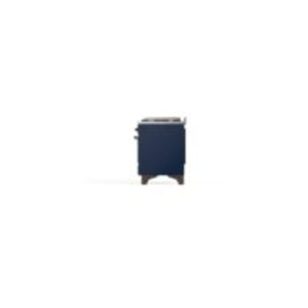 ILVE_UM12FDNS3MBBLP_Majestic_II_48"_Dual_Fuel_Range_Right_Angle