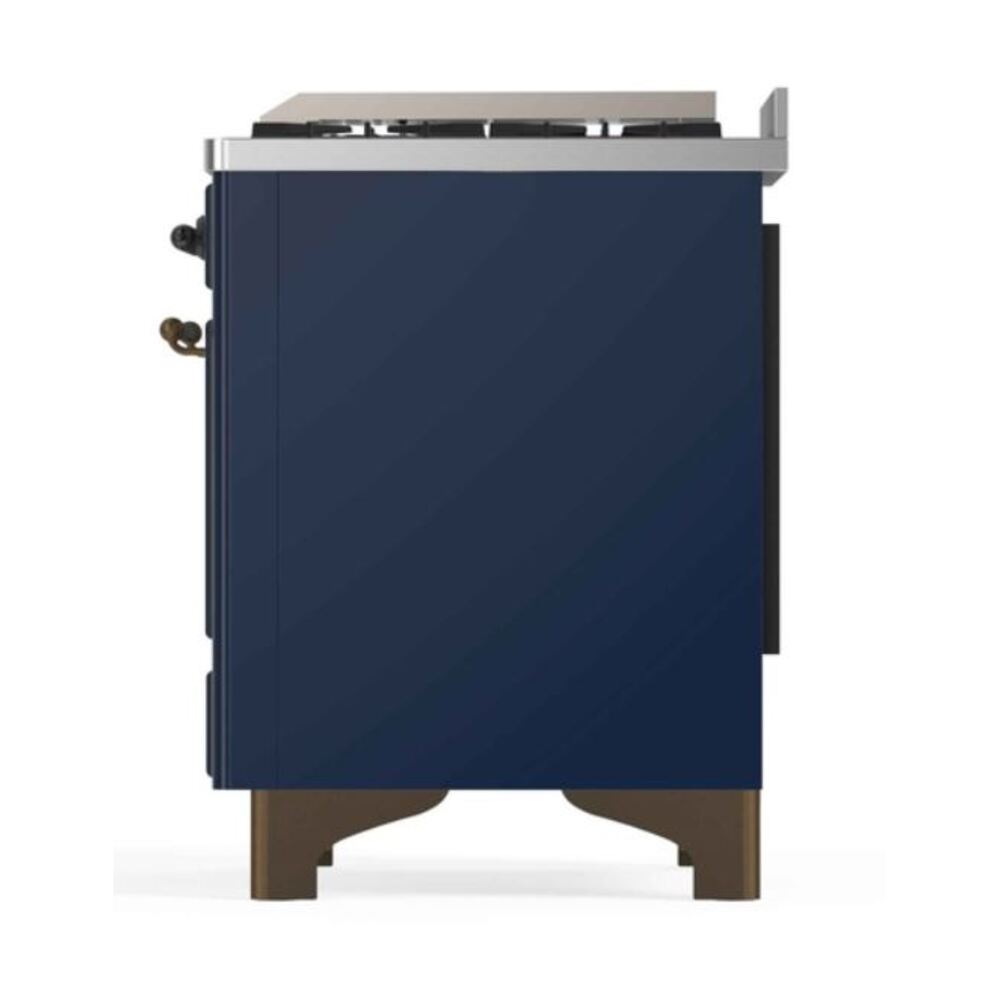 ILVE_UM12FDNS3MBB_Majestic_II_48"_Dual_Fuel_Range_Right_Angle