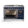 ILVE_UM12FDNS3MBCLP_Majestic_II_48"_Dual_Fuel_Range_left_oven
