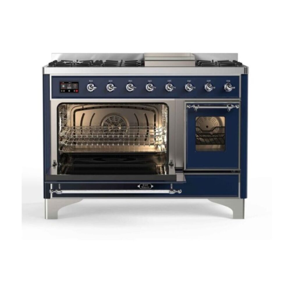 ILVE_UM12FDNS3MBC_Majestic_II_48"_Dual_Fuel_Range_left_oven