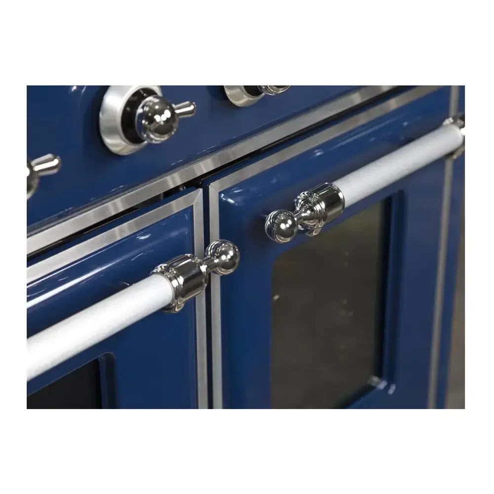 ILVE UM12FDNS3MBC Majestic II 48 inch Dual Fuel Range with 8 Black Brass Burners, Griddle (Natural Gas, Triple Glass Door, Midnight Blue, Chrome) 13 ILVE_UM12FDNS3MBC_Majestic_II_48"_Dual_Fuel_Range_details