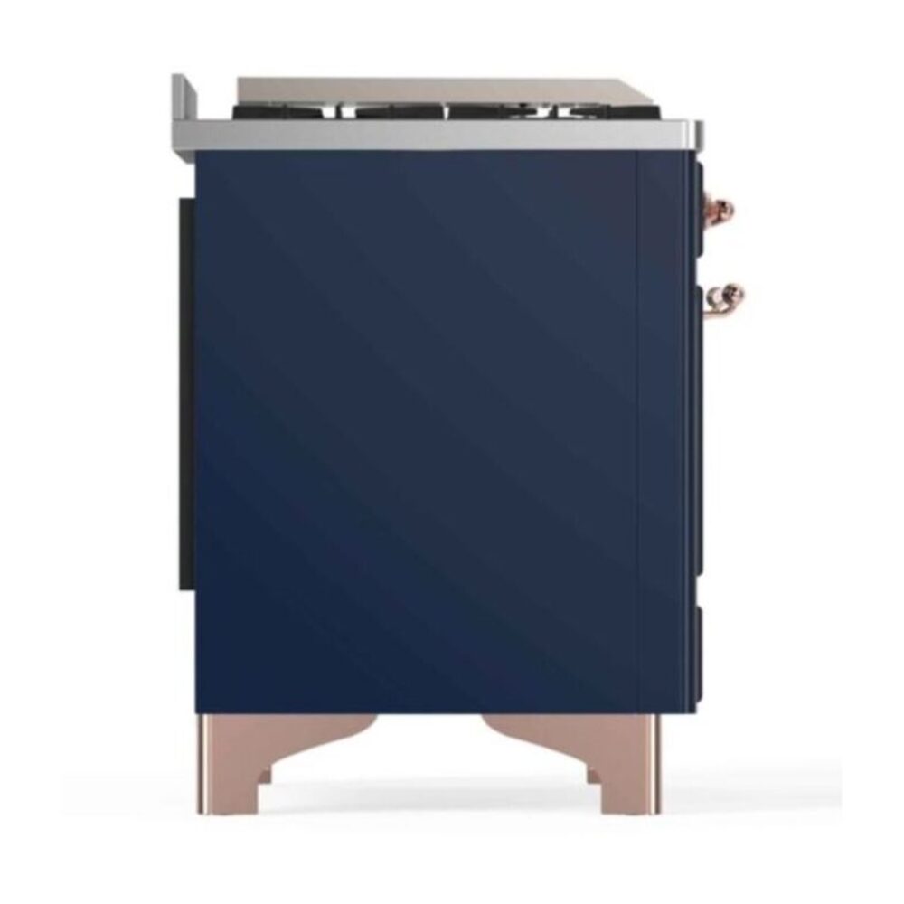ILVE_UM12FDNS3MBP_Majestic_II_48"_Dual_Fuel_Range_Left_Angle