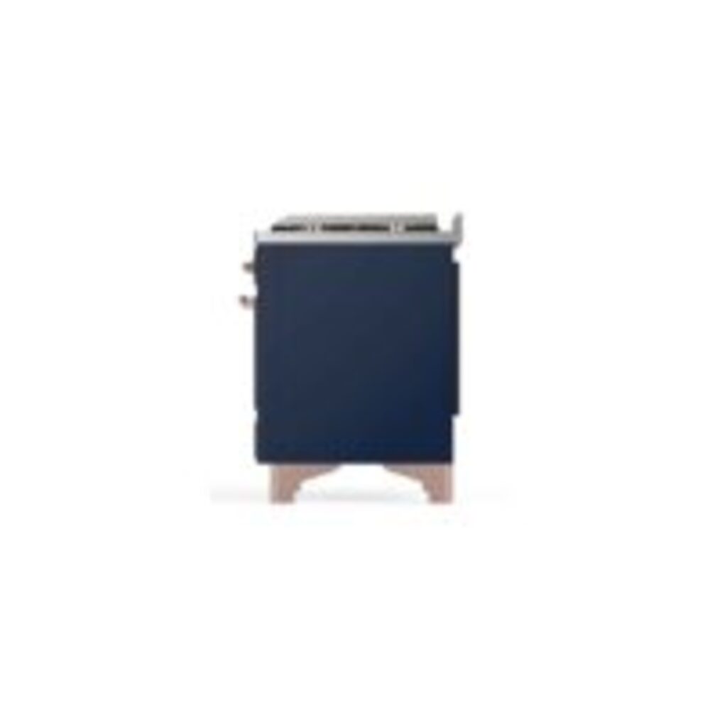ILVE_UM12FDNS3MBP_Majestic_II_48"_Dual_Fuel_Range_Right_Angle