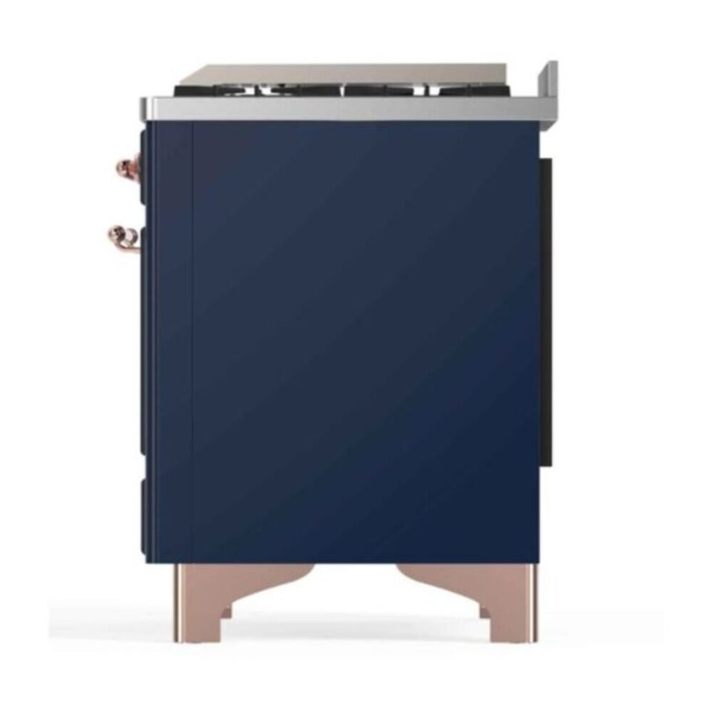 ILVE_UM12FDNS3MBP_Majestic_II_48"_Dual_Fuel_Range_Right_Angle