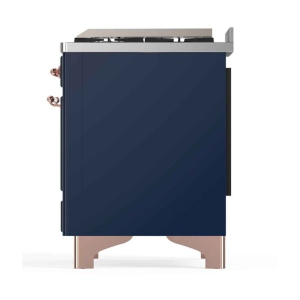 ILVE_UM12FDNS3MBP_Majestic_II_48"_Dual_Fuel_Range_Right_Angle