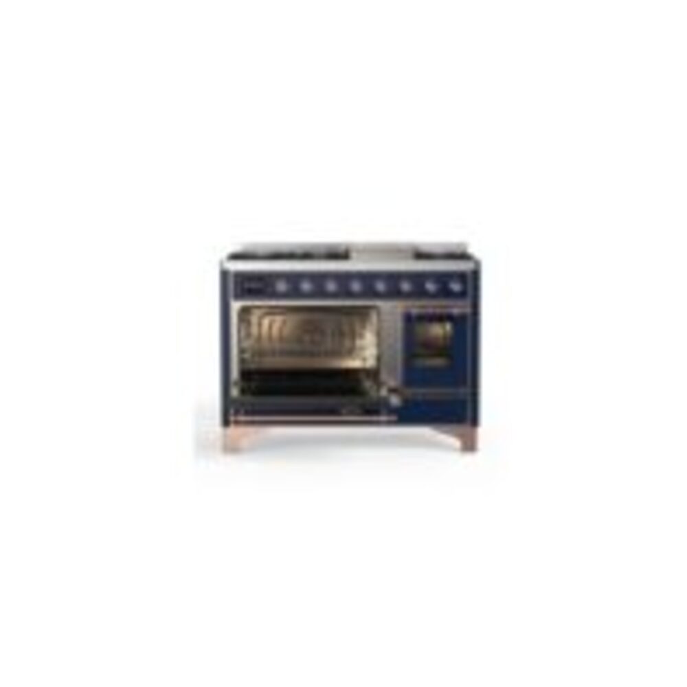 ILVE UM12F Majestic II 48 inch Dual Fuel Range with 8 Burners, Griddle