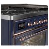 ILVE UM12F Majestic II 48 inch Dual Fuel Range with 8 Burners, Griddle