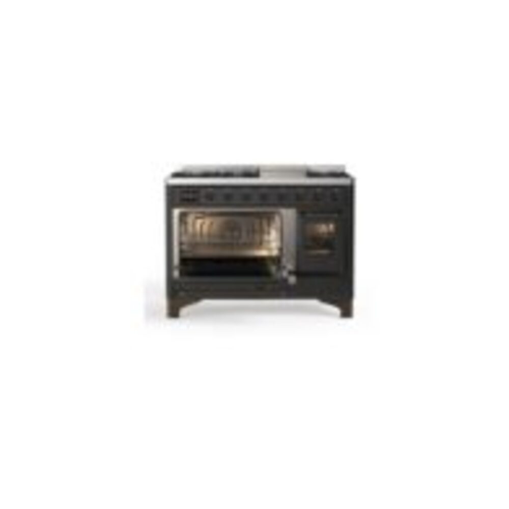 ILVE UM12F Majestic II 48 inch Dual Fuel Range with 8 Burners, Griddle