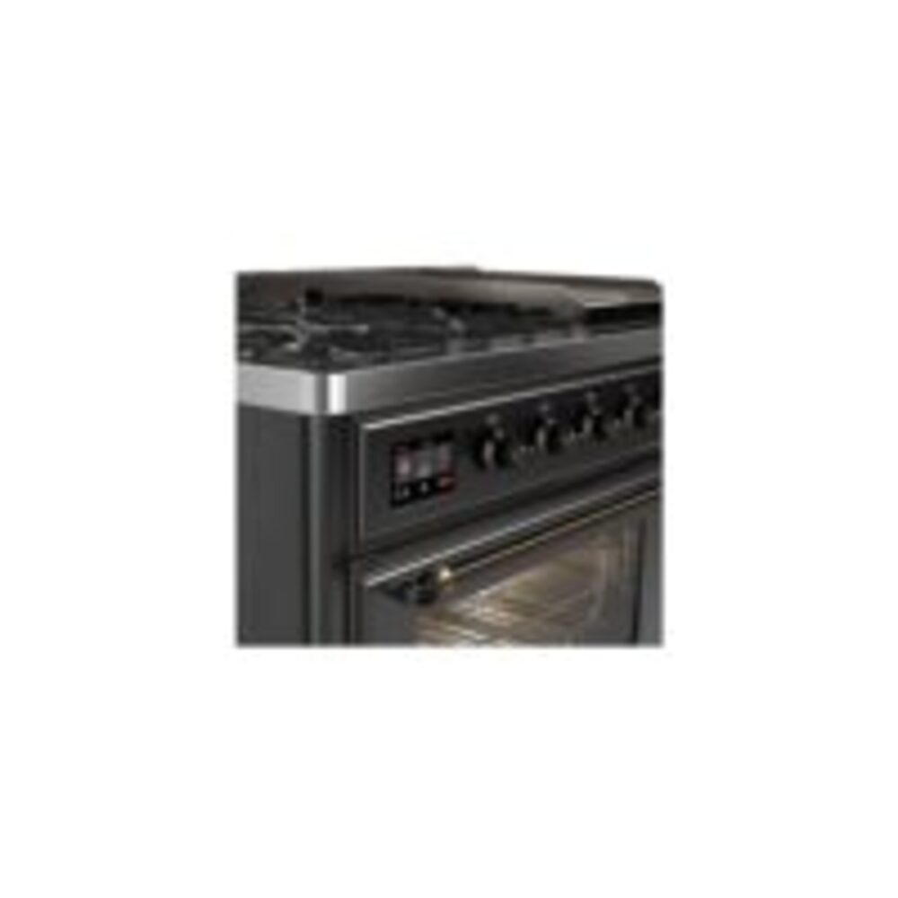 ILVE UM12F Majestic II 48 inch Dual Fuel Range with 8 Burners, Griddle
