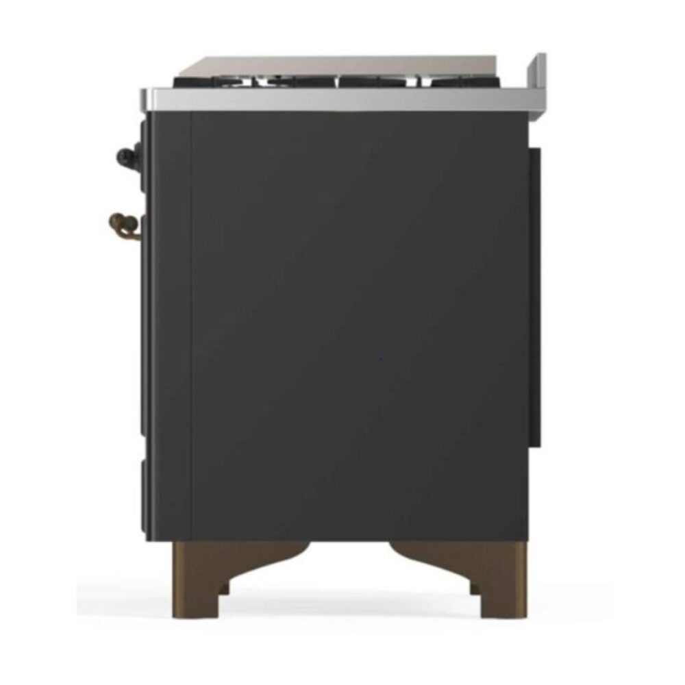 ILVE_UM12FDNS3MGBLP_Majestic_II_48"_Dual_Fuel_Range_Right_Angle