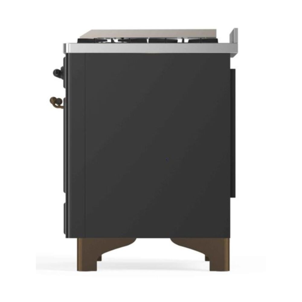 ILVE_UM12FDNS3MGBLP_Majestic_II_48"_Dual_Fuel_Range_Right_Angle