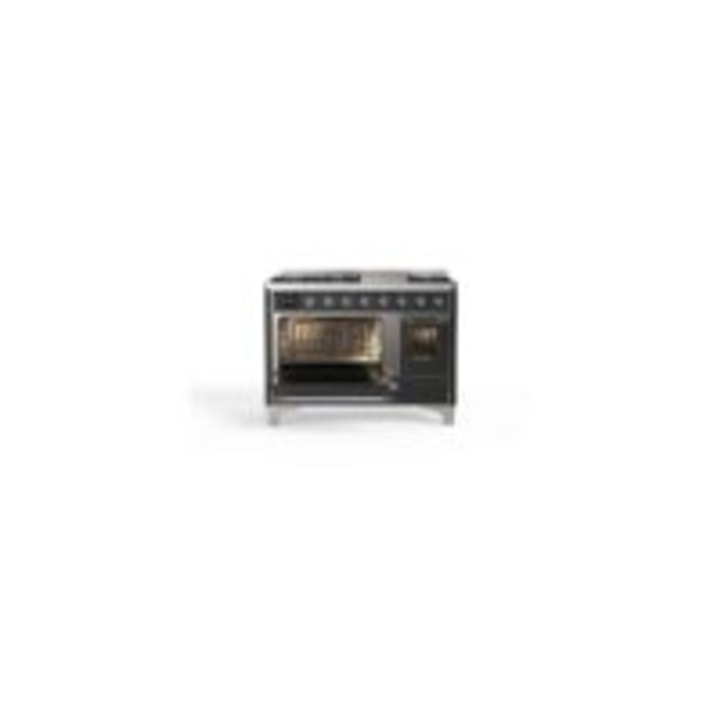 ILVE_UM12FDNS3MGCLP_Majestic_II_48"_Dual_Fuel_Range_left_oven