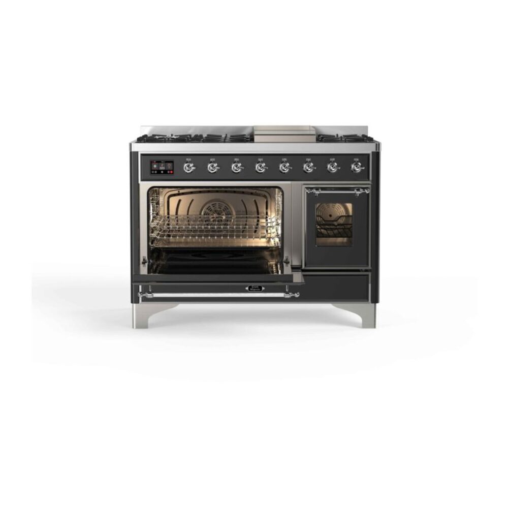 ILVE_UM12FDNS3MGC_Majestic_II_48"_Dual_Fuel_Range_left_oven
