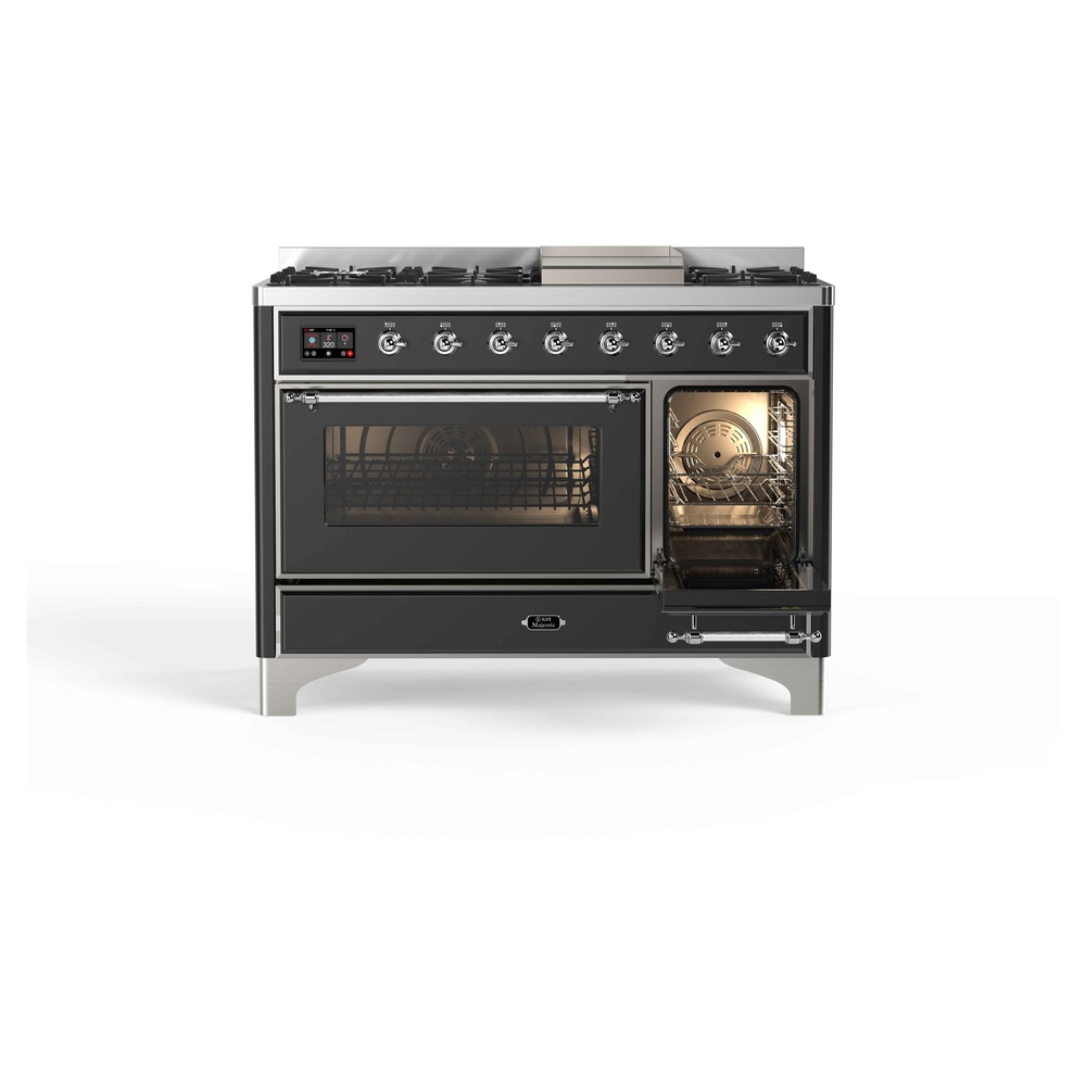 ILVE_UM12FDNS3MGC_Majestic_II_48"_Dual_Fuel_Range_right_oven