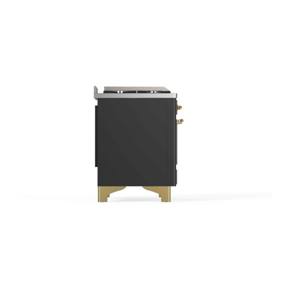 ILVE_UM12FDNS3MGGLP_Majestic_II_48"_Dual_Fuel_Range_Left_Angle