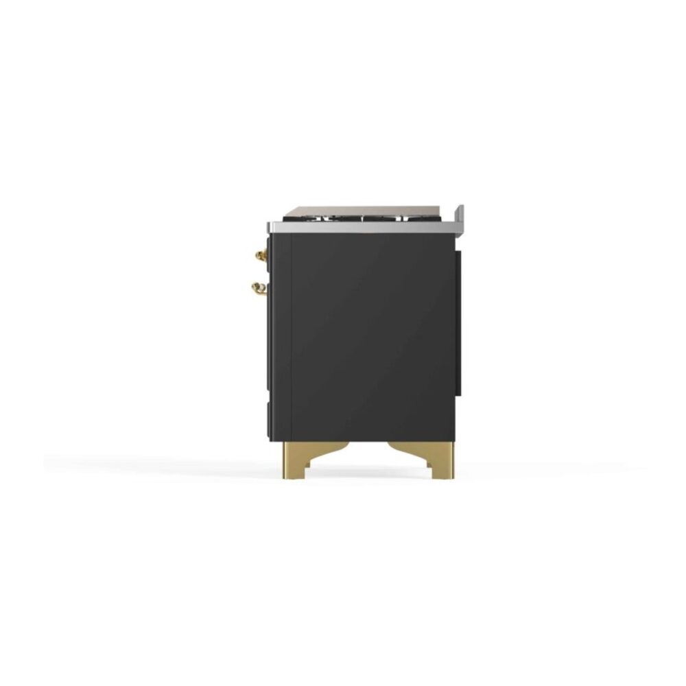 ILVE_UM12FDNS3MGGLP_Majestic_II_48"_Dual_Fuel_Range_Right_Angle