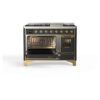 ILVE_UM12FDNS3MGGLP_Majestic_II_48"_Dual_Fuel_Range_left_oven