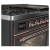 ILVE UM12F Majestic II 48 inch Dual Fuel Range with 8 Burners, Griddle