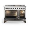 ILVE_UM12FDNS3RABLP_Majestic_II_48"_Dual_Fuel_Range_Top_Angle