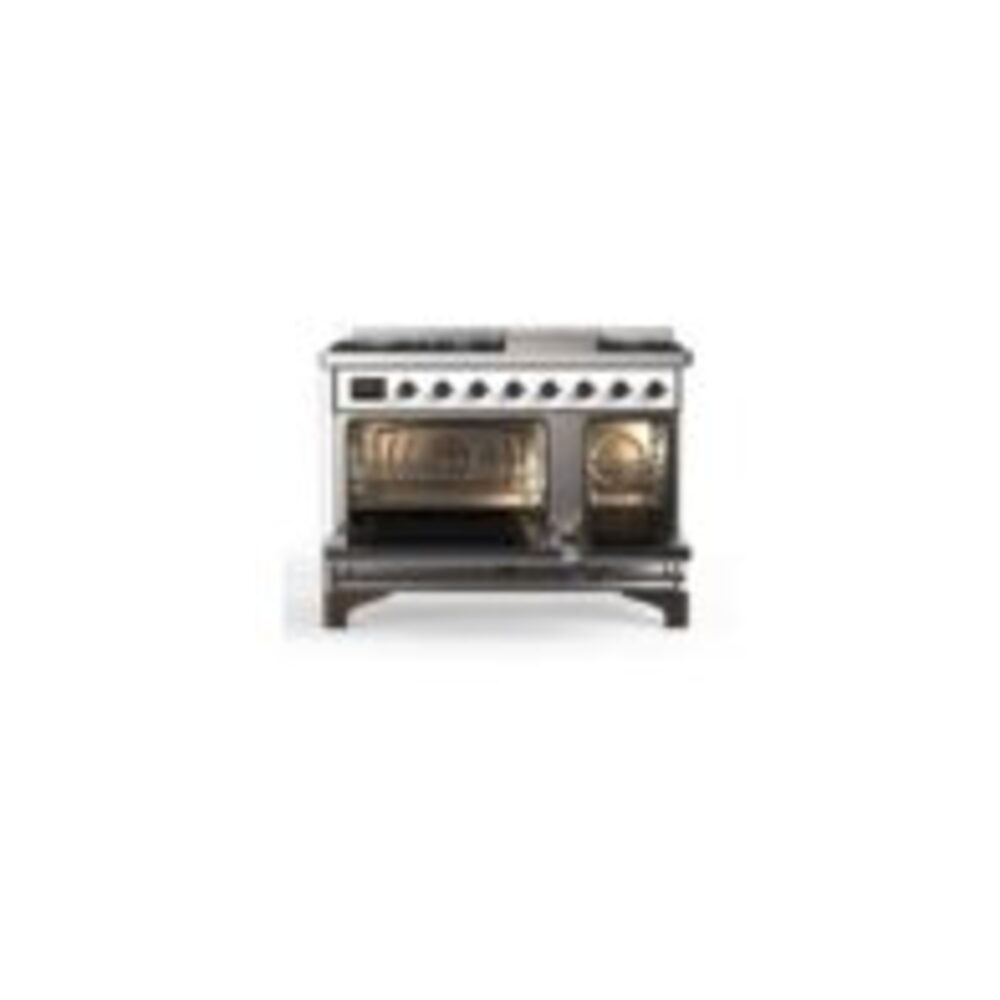 ILVE_UM12FDNS3RAB_Majestic_II_48"_Dual_Fuel_Range_Top_Angle