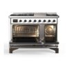 ILVE_UM12FDNS3RAB_Majestic_II_48"_Dual_Fuel_Range_Top_Angle
