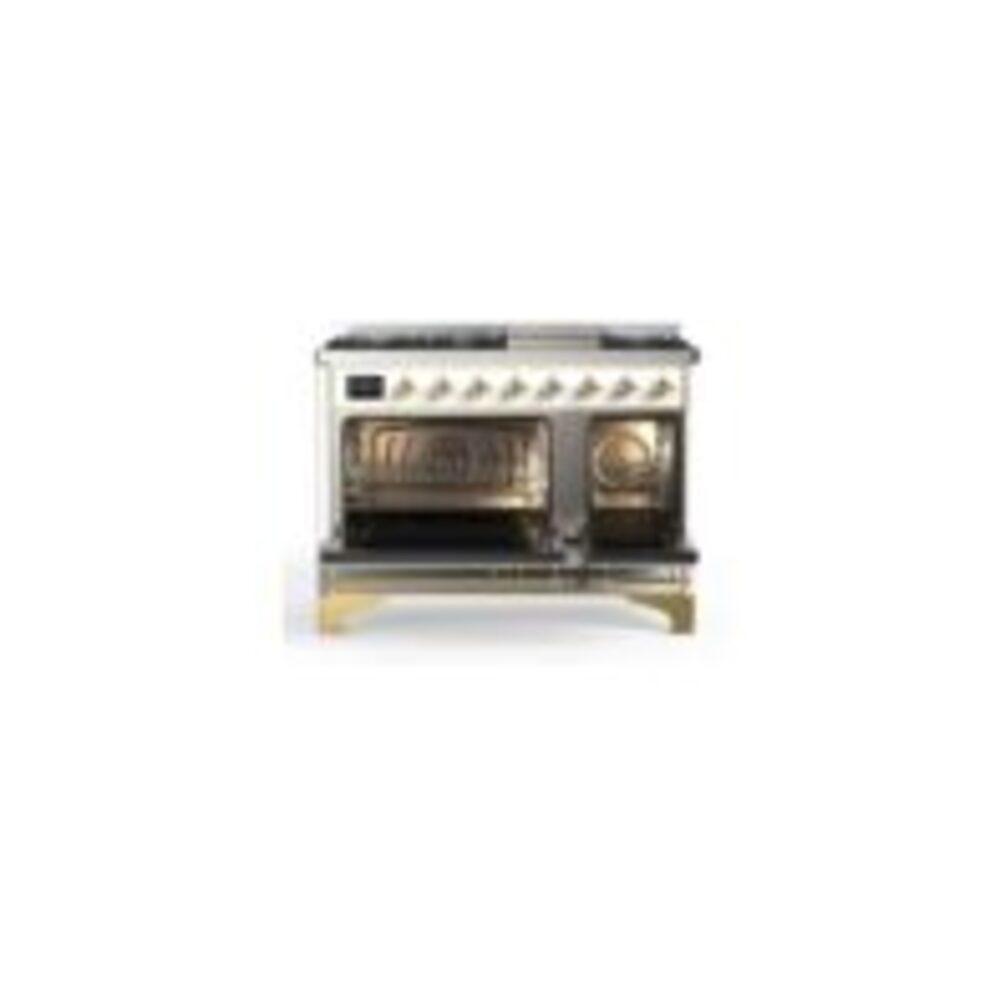 ILVE_UM12FDNS3RAGLP_Majestic_II_48"_Dual_Fuel_Range_Top_Angle