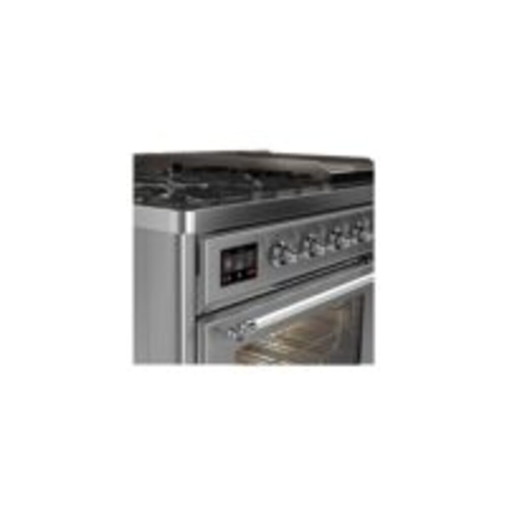 ILVE_UM12FDNS3SSCLP_Majestic_II_48"_Dual_Fuel_Range_front