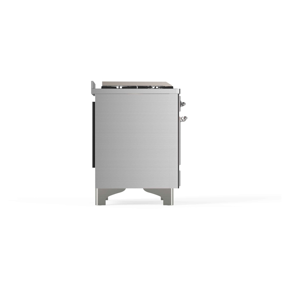 ILVE_UM12FDNS3SSC_Majestic_II_48_Dual_Fuel_Range_Left_Angle