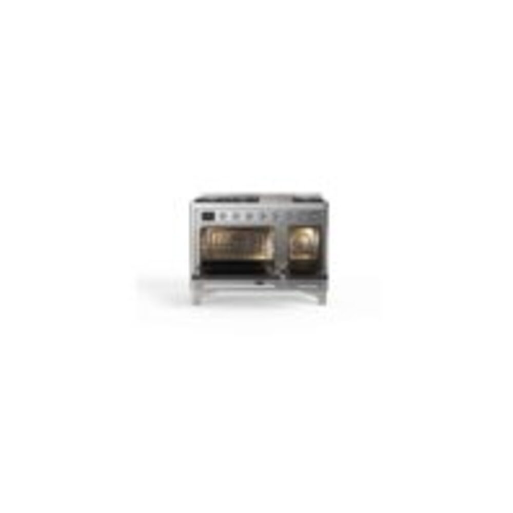 ILVE_UM12FDNS3SSC_Majestic_II_48"_Dual_Fuel_Range_oven_opened