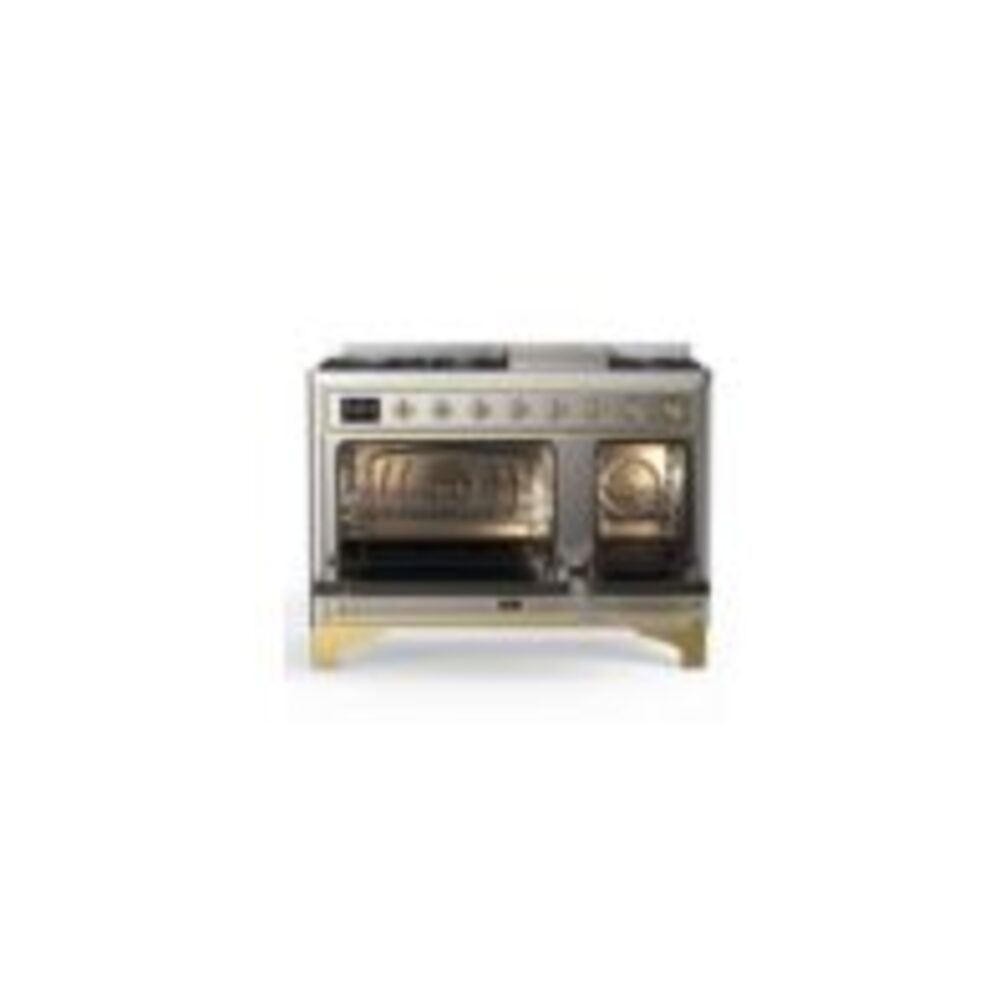 ILVE_UM12FDNS3SSG_Majestic_II_48"_Dual_Fuel_Range_oven_opened