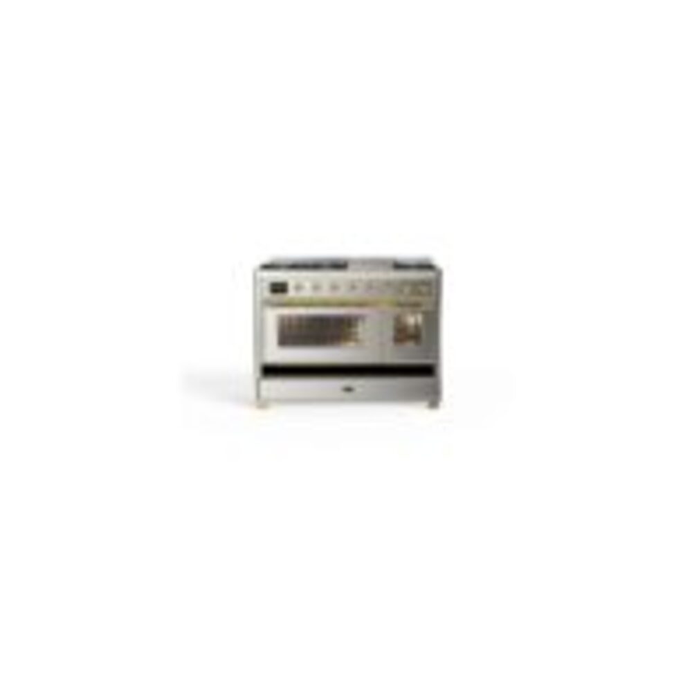 ILVE_UM12FDNS3SSG_Majestic_II_48"_Dual_Fuel_Range_drawer_opened