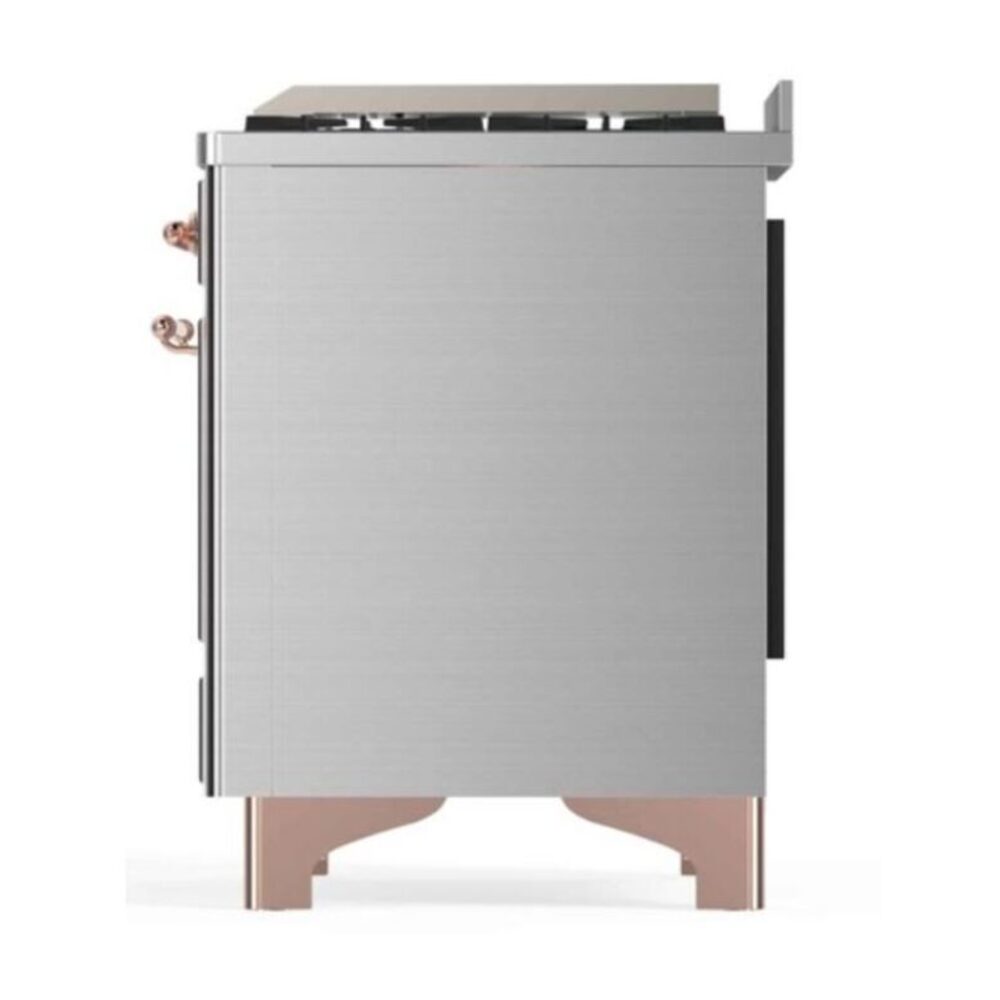 ILVE_UM12FDNS3SSPLP_Majestic_II_48"_Dual_Fuel_Range_Right_Angle