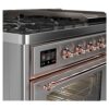 ILVE UM12F Majestic II 48 inch Dual Fuel Range with 8 Burners, Griddle