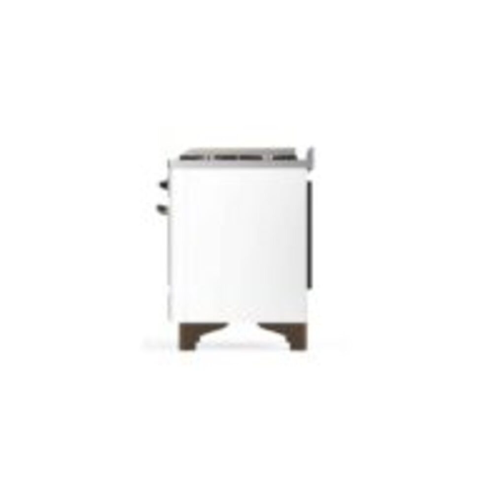 ILVE_UM12FDNS3WHBLP_Majestic_II_48"_Dual_Fuel_Range_Right_Angle