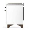 ILVE_UM12FDNS3WHB_Majestic_II_48"_Dual_Fuel_Range_Right_Angle