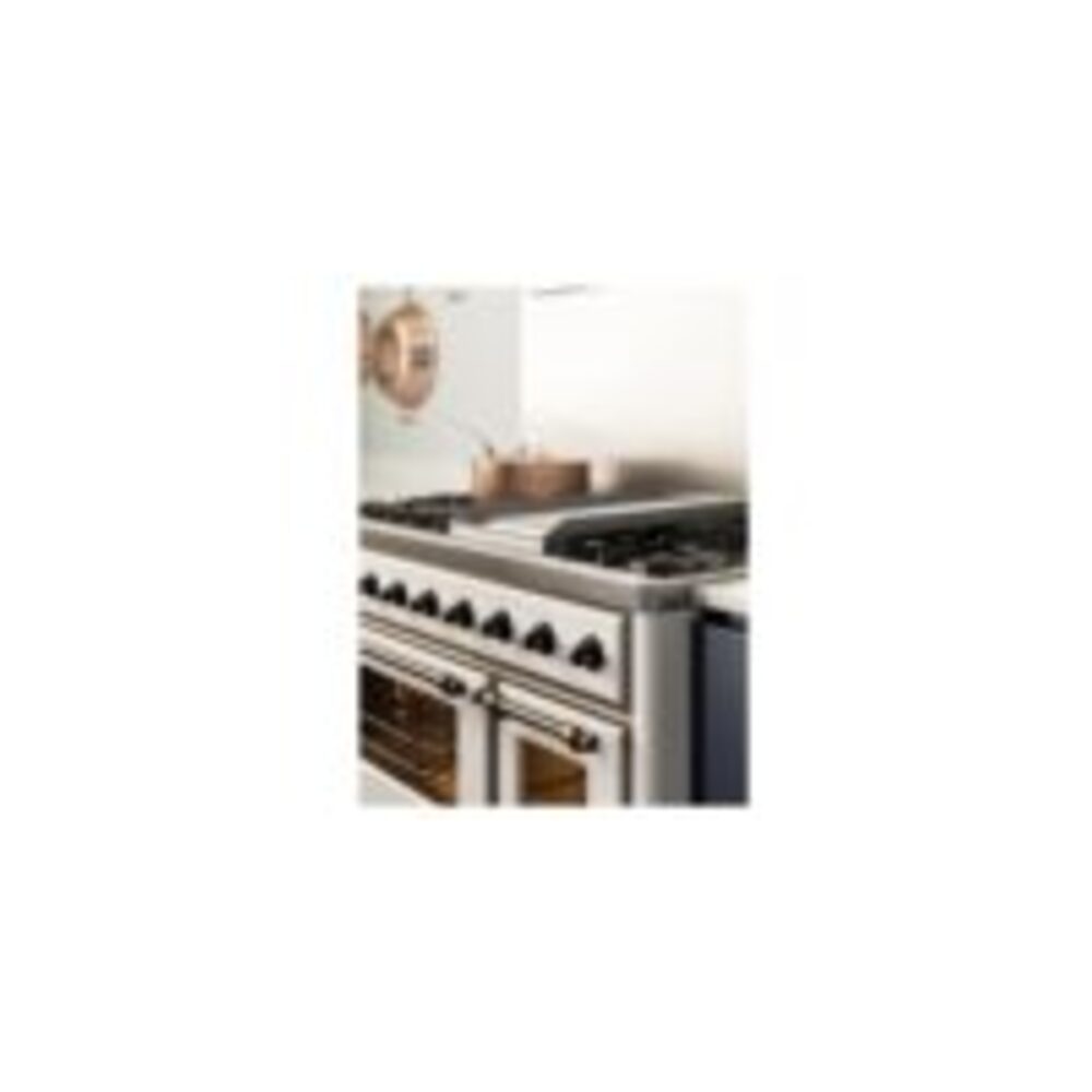 ILVE Majestic II 48" UM12FDNS3WHB Dual Fuel Range, Lifestyle