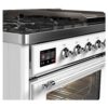 ILVE UM12F Majestic II 48 inch Dual Fuel Range with 8 Burners, Griddle
