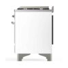 ILVE_UM12FDNS3WHC_Majestic_II_48"_Dual_Fuel_Range_Right_Angle