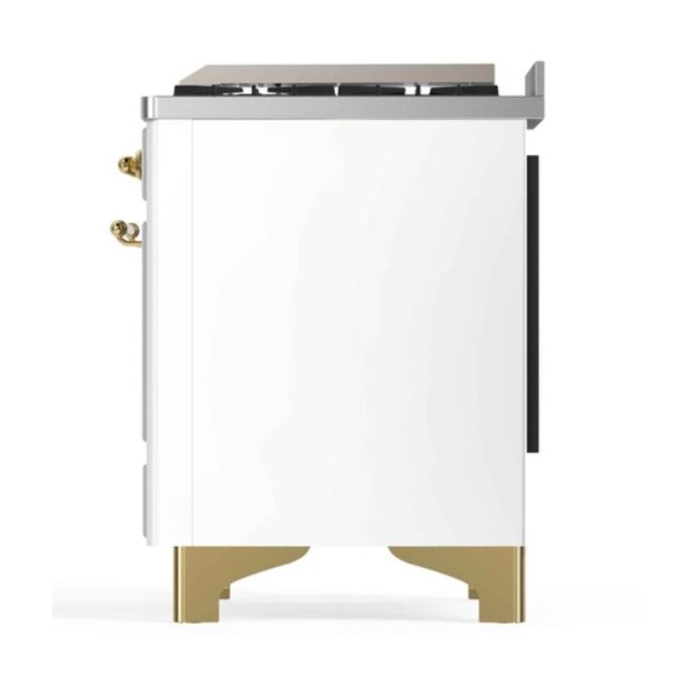 ILVE_UM12FDNS3WHGLP_Majestic_II_48"_Dual_Fuel_Range_right_side