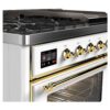 ILVE_UM12FDNS3WHG_Majestic_II_48"_Dual_Fuel_Range_front