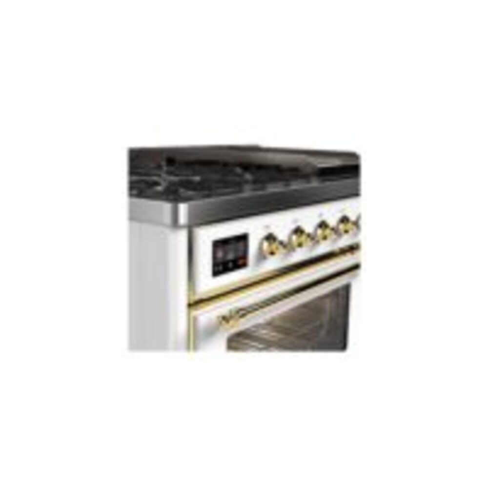 ILVE_UM12FDNS3WHG_Majestic_II_48"_Dual_Fuel_Range_front