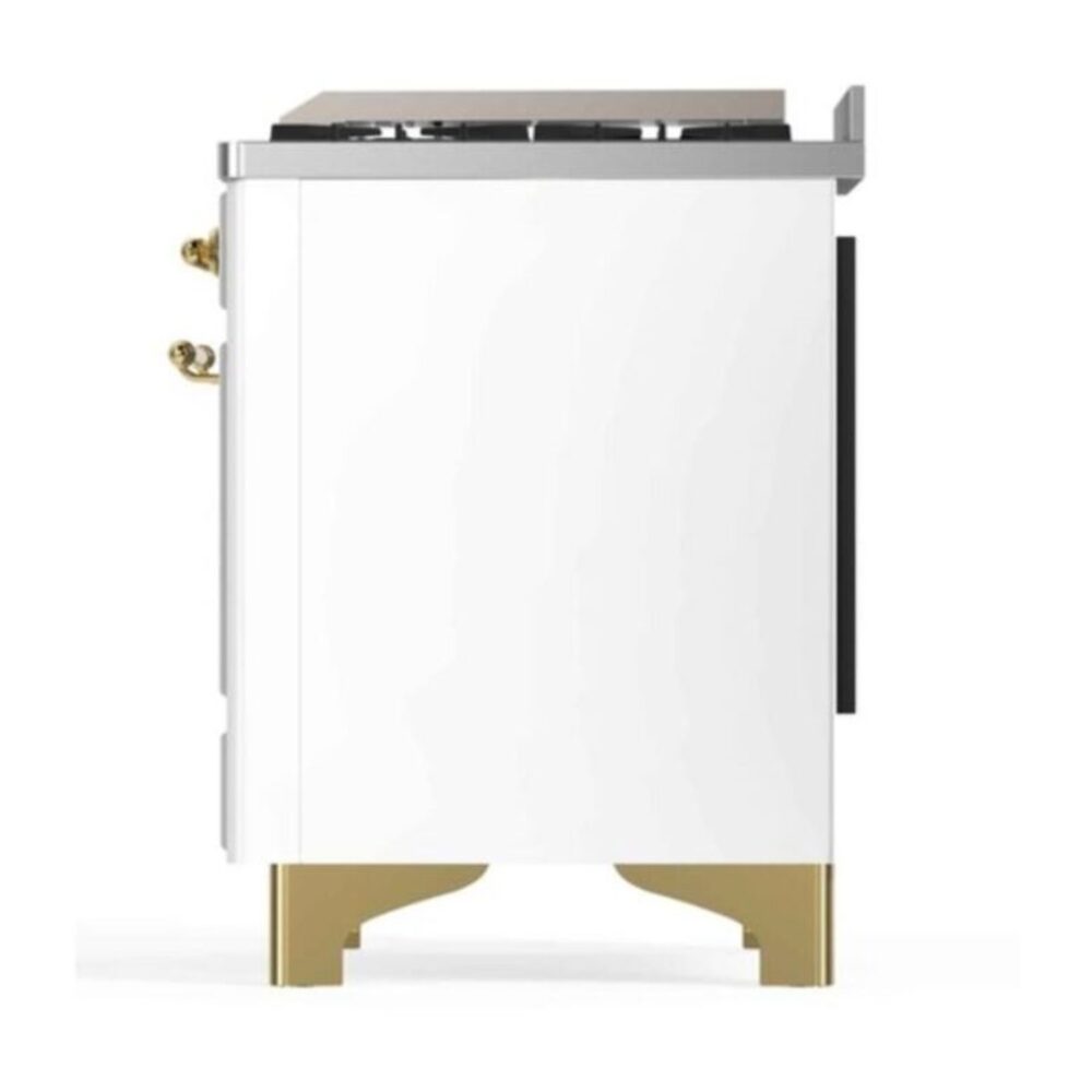 ILVE_UM12FDNS3WHG_Majestic_II_48"_Dual_Fuel_Range_right_side
