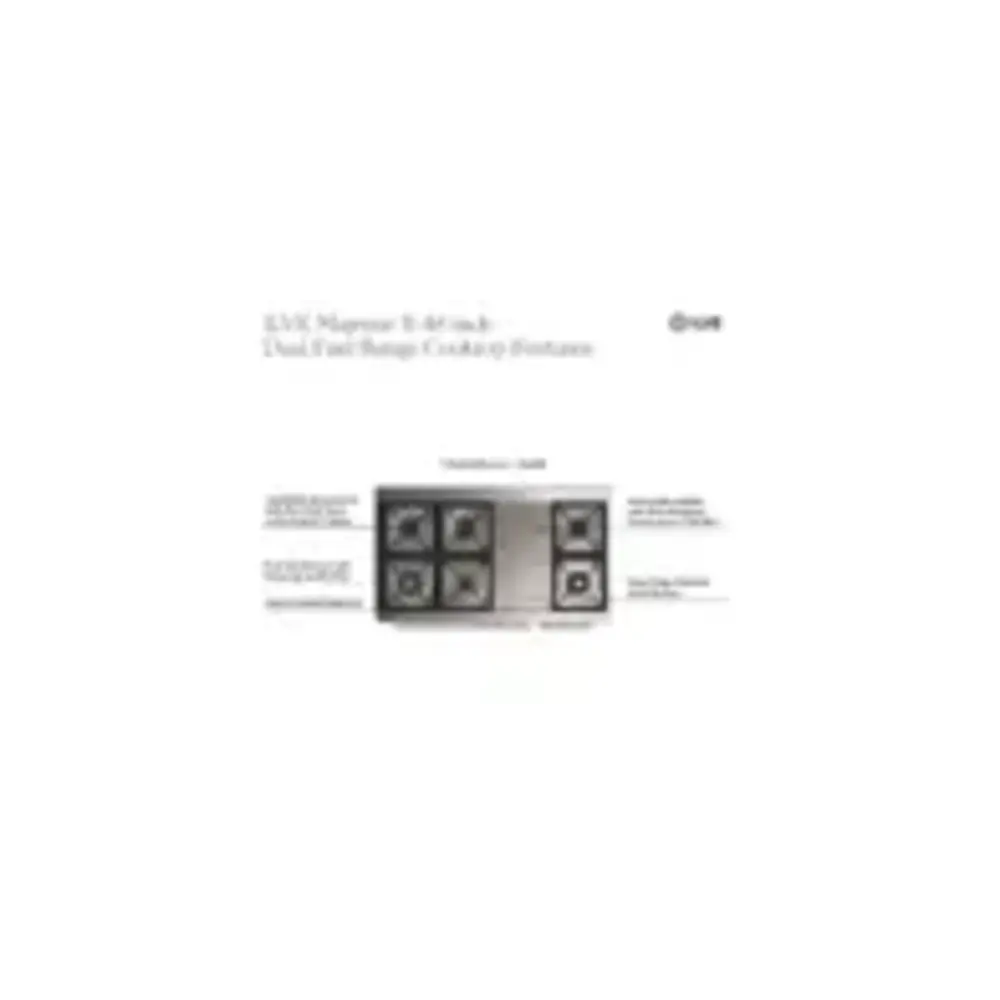 UM12FDNS3WHG cooktop features
