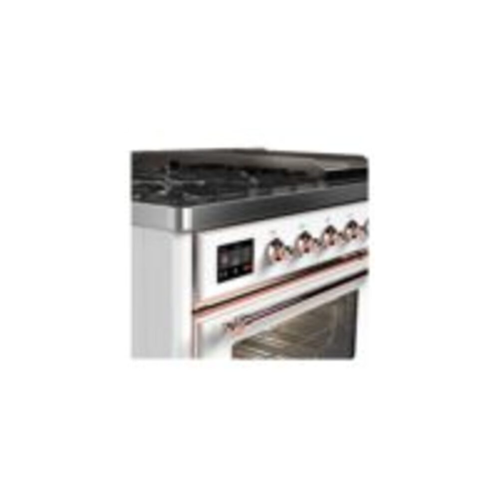 ILVE UM12F Majestic II 48 inch Dual Fuel Range with 8 Burners, Griddle