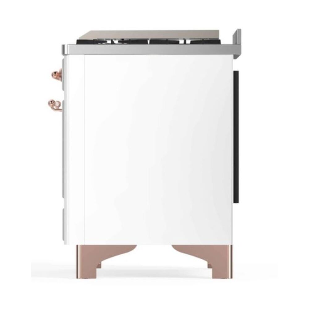 ILVE_UM12FDNS3WHPLP_Majestic_II_48"_Dual_Fuel_Range_Right_Angle