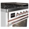 ILVE UM12F Majestic II 48 inch Dual Fuel Range with 8 Burners, Griddle