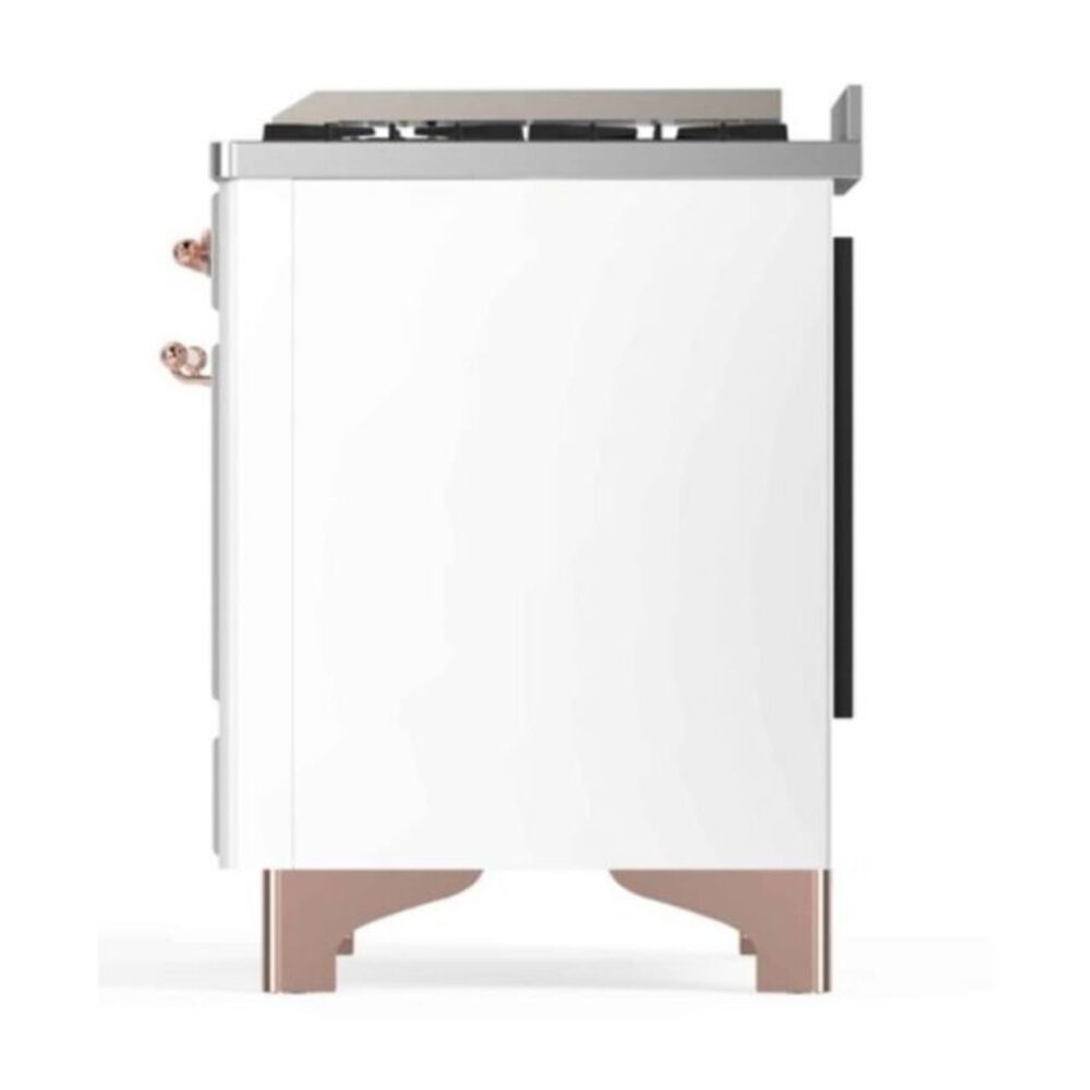 ILVE_UM12FDNS3WHP_Majestic_II_48"_Dual_Fuel_Range_Right_Angle